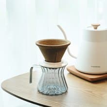 【陶瓷球砂濾杯】【大錐型全套4件組】全球首創 免濾紙濾杯首選