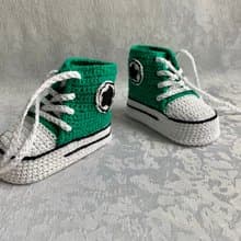 Cute Converse Baby Shoes for photoshoot Baby booties Gift for a boy and a girl
