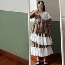 br puritan collar corduroy fabric with cutting ruffle puff sleeved top and br co