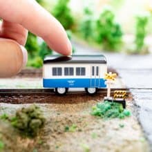 糖鐵135號巡道車 微型迴力車 馬口鐵盒收藏盒裝