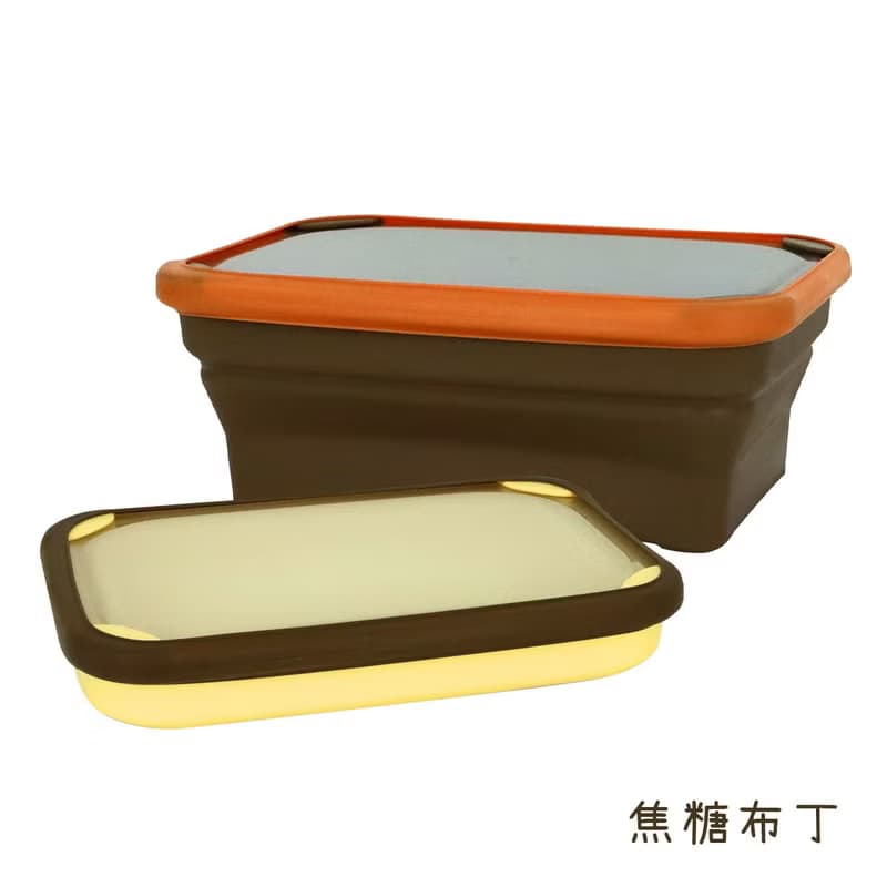 【dr.Si 矽寶巧】戀戀布蕾-巧餐盒 摺疊餐盒