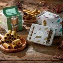 東成茶葉【癡犬找茶】A方案-包種抹夾心蛋捲+蜜香紅夾心蛋捲