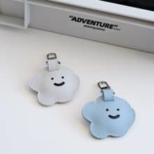 喜寶 鉻鞣皮革磁扣鑰匙圈 AirTags