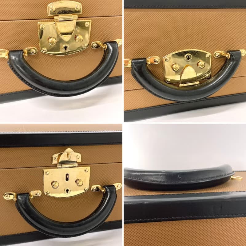 【日本直送 中古美品】ボッテガヴェネタ BOTTEGAVENETA トランク アタッシュケース ビジネスバッグ マルコポーロ レザー