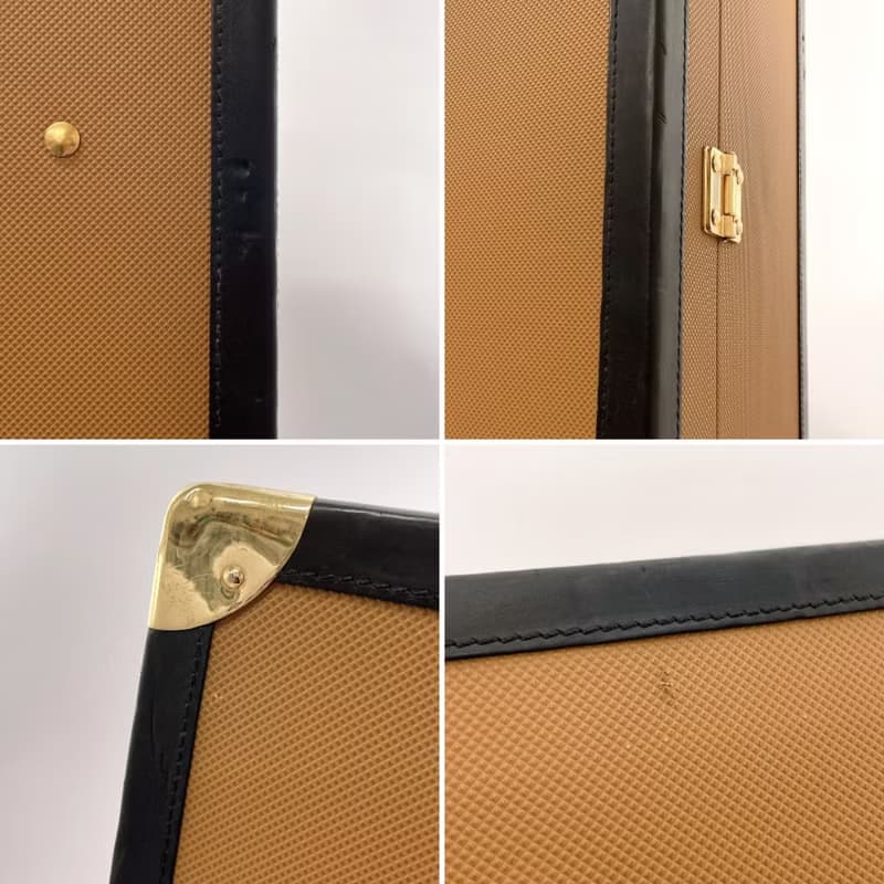 【日本直送 中古美品】ボッテガヴェネタ BOTTEGAVENETA トランク アタッシュケース ビジネスバッグ マルコポーロ レザー