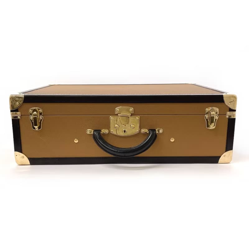 【日本直送 中古美品】ボッテガヴェネタ BOTTEGAVENETA トランク アタッシュケース ビジネスバッグ マルコポーロ レザー