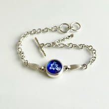 琉璃花純銀手鍊  手作金工