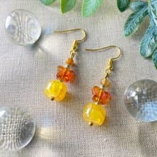 Handmade bead earring