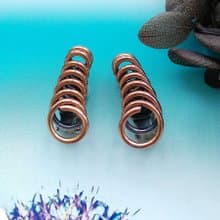 Vintage Jewelry 西洋古董飾品 Renoir 彈簧造型 夾式耳環