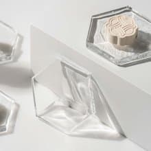 質感玻璃餐盤【山線角盤】 - 結婚禮物、入厝禮盒首選