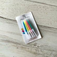 加購區 蛋糕用蠟燭 粉嫩多色/金色 一組10入