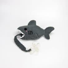 鯊魚 奶嘴收納鏈袋
