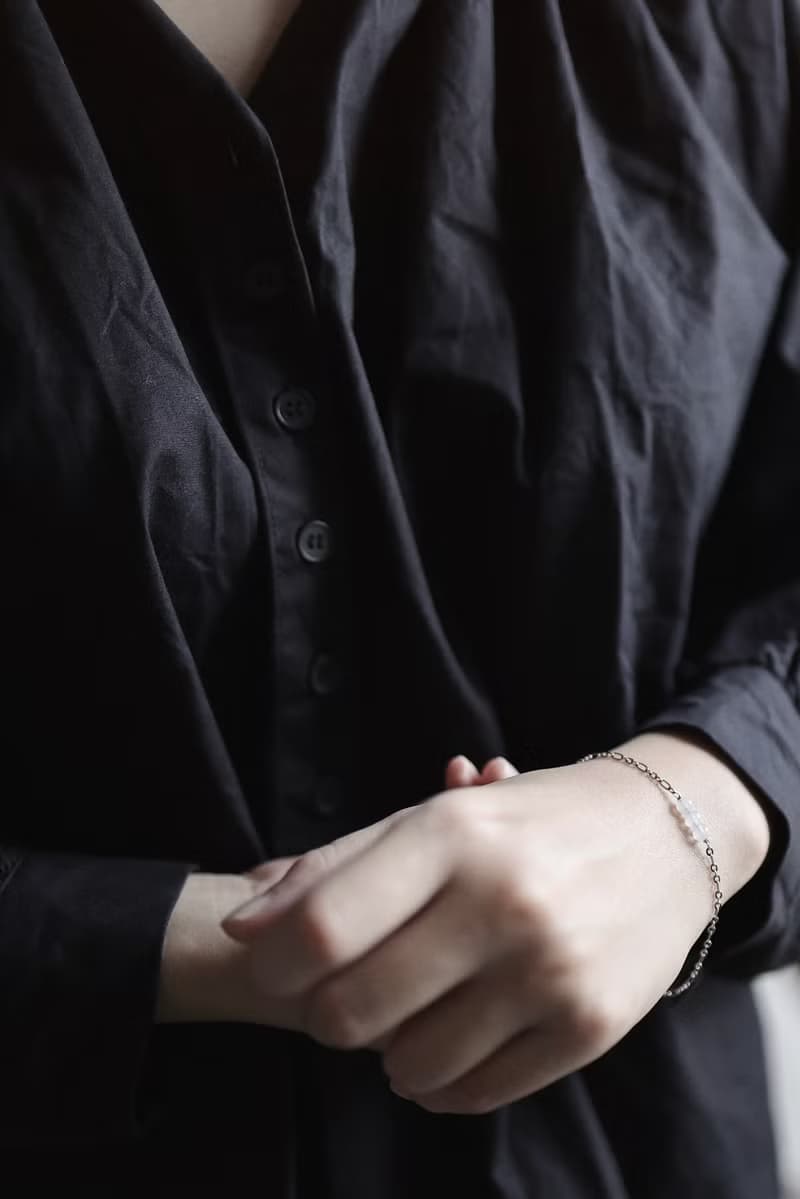 長夜月光石抗敏鋼手鍊