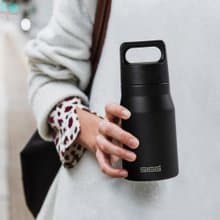 瑞士百年 SIGG 探險家保溫隨身杯 450ml - 黑