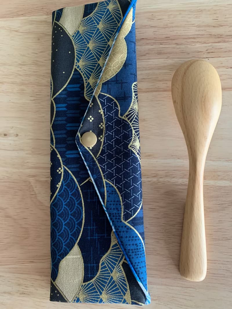 文青風環保純棉筷袋 浪漫星河 深情藍 聽山看海 日本 潮物 收納