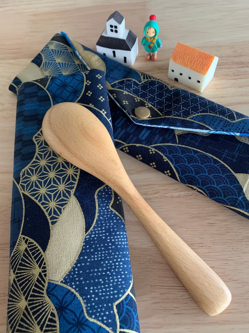 文青風環保純棉筷袋 浪漫星河 深情藍 聽山看海 日本 潮物 收納