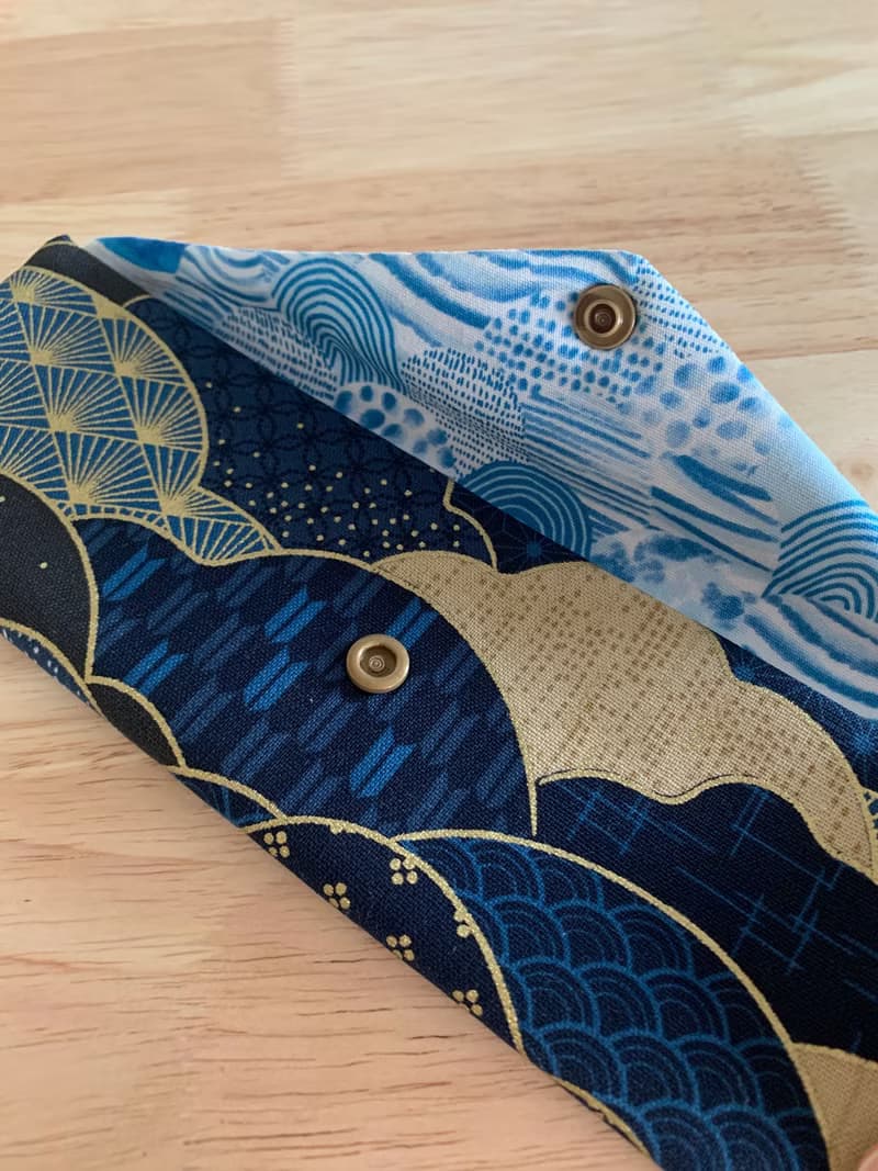 文青風環保純棉筷袋 浪漫星河 深情藍 聽山看海 日本 潮物 收納