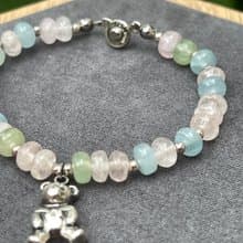 甜甜的糖果與純銀小熊手鍊