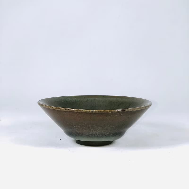手作柴燒 湖心斗笠杯LH005