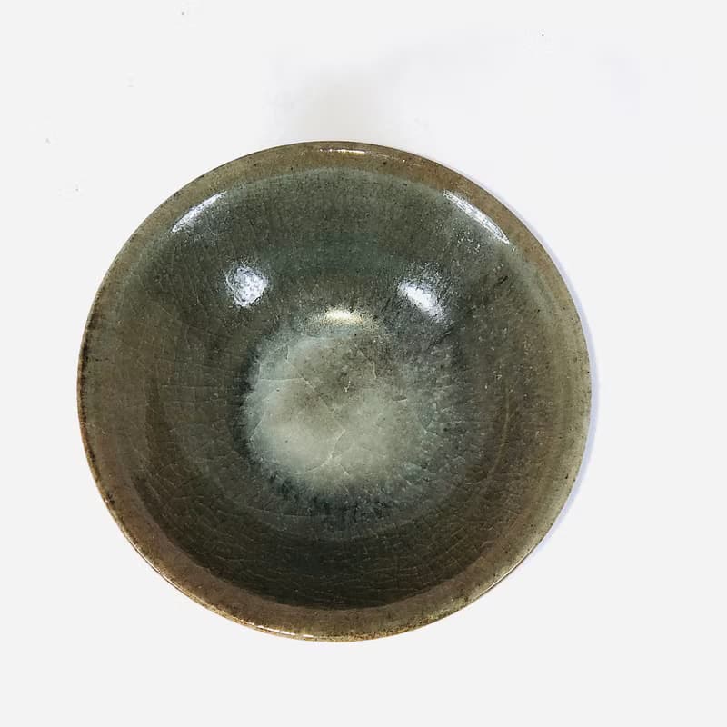 手作柴燒 湖心斗笠杯LH005