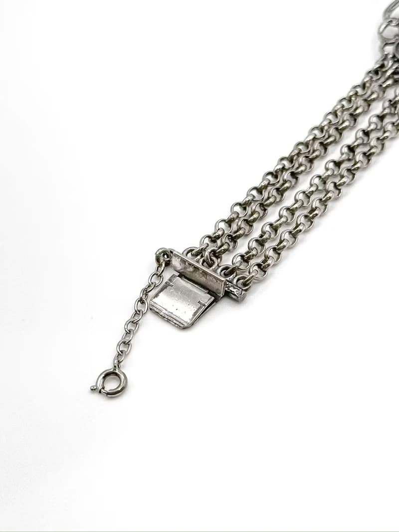 不朽古董珠寶系列——德國歷史主義・銀質機械錶手鍊