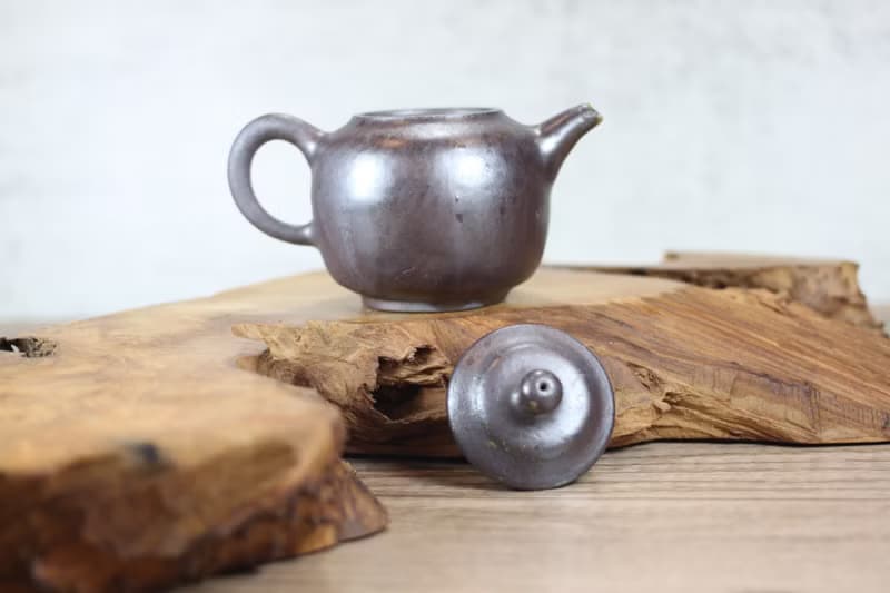 【母親節禮物】200ml 天然落灰 柴燒茶壺 名家葉敏祥手作