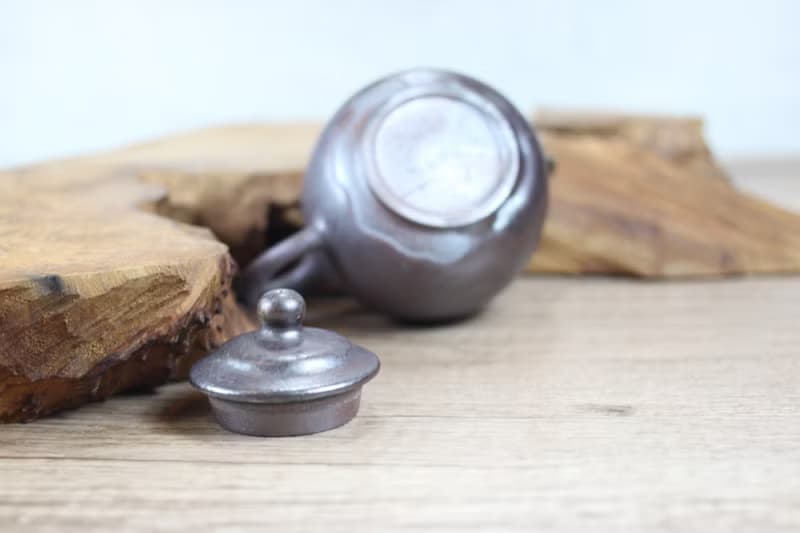 【母親節禮物】200ml 天然落灰 柴燒茶壺 名家葉敏祥手作