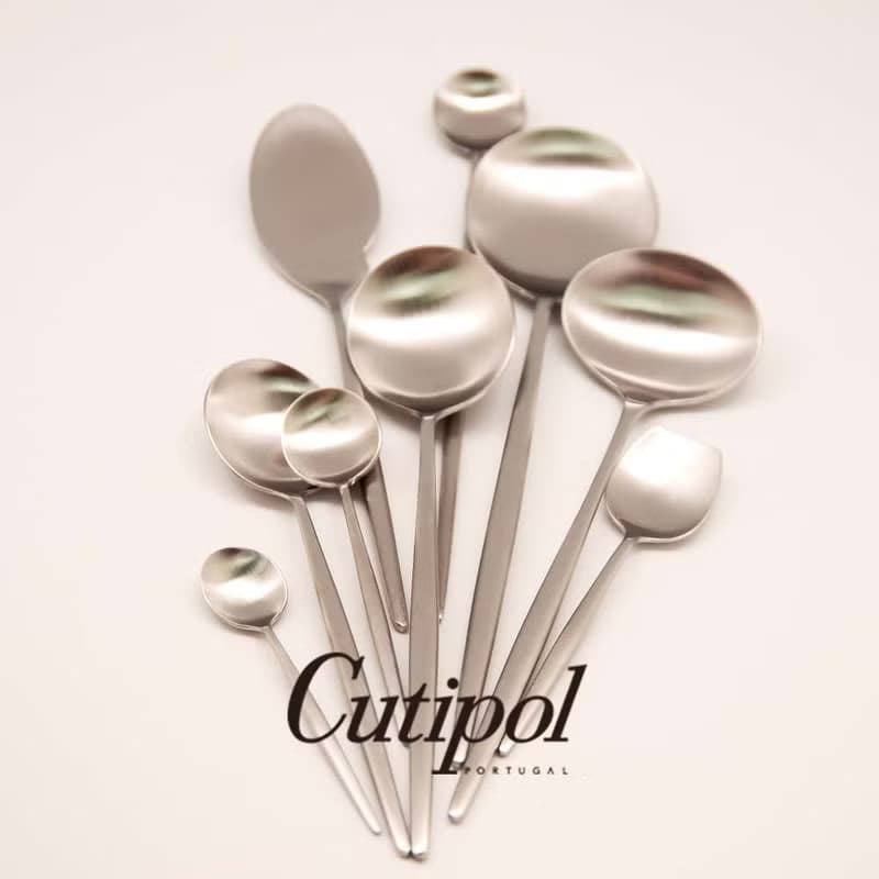 葡萄牙 Cutipol  MOON霧銀 16.6CM 點心匙