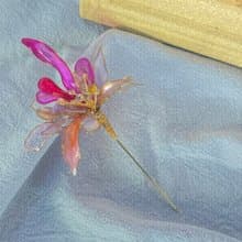 巧遇見心花束-自鎖飾-水晶花胸針-1031