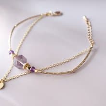 生日石系列 lIl|二月|紫水晶|手鏈|提升學業運|提升集中力|招貴人