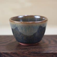 【送禮好物】90ml 天目釉 日式手工茶杯 鶯歌名家葉敏祥手作