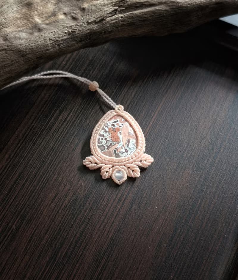 墨西哥瘋狂蕾絲瑪瑙編織項鍊│正能量│創意與靈感│消解負能量