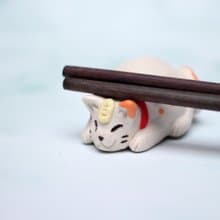 招財貓　擺飾　瓷偶　筷架