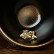 手工飾品—巴洛克珍珠純銀戒指 925純銀 天然不規則形珍珠 珍珠戒