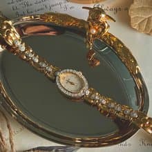 精緻Elgin復古女裝石英手錶