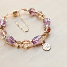 紫超七系列|雙鏈手鏈|利姻緣|增加魅力|促進人際關係|智力開發