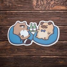 越崩潰越chill系列 PVC防水貼紙 ∣ Cheers乾杯