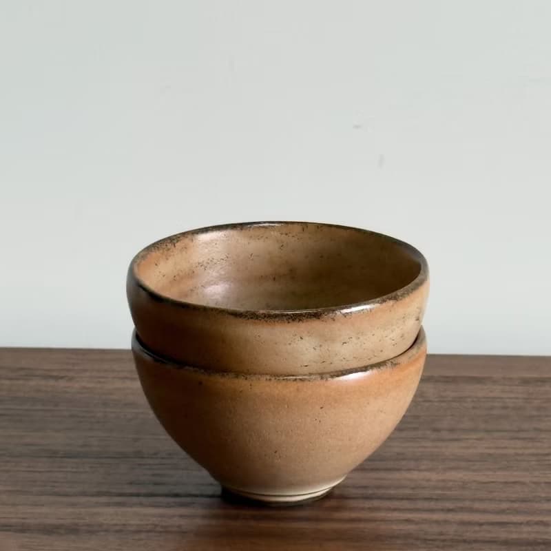 落日餘暉 手作釉燒陶碗