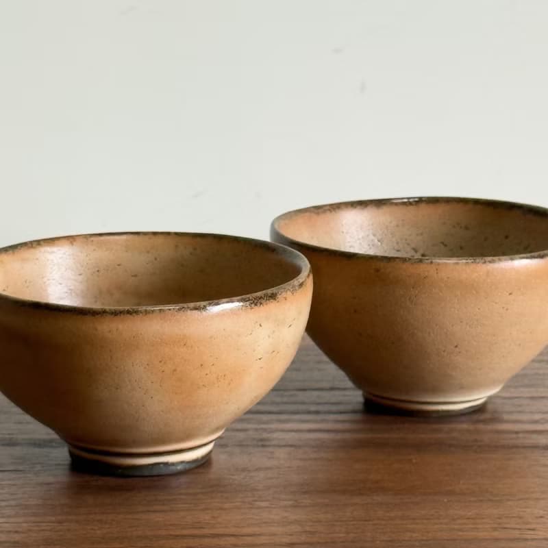 落日餘暉 手作釉燒陶碗