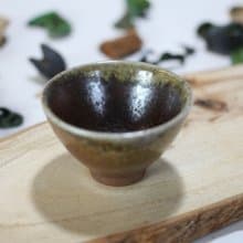 【送禮好物】40ml 柴燒 天然落灰 茶杯 鶯歌名家葉敏祥作