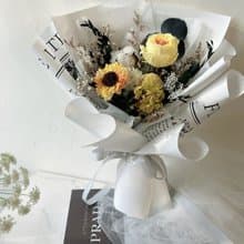 小太陽永生花束 乾燥花 520 畢業季節送禮  教師節  告白花禮