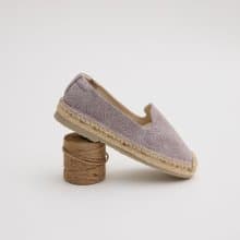 |  日本の布・MIT手工 | 好穿不磨腳 / 小雛菊紫 印花系列草編鞋