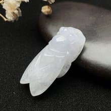 冰種翡翠蟬 | 天然緬甸玉翡翠A貨