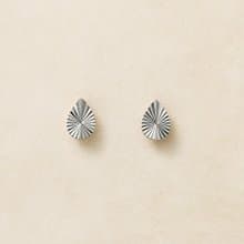 【Second Earrings】 鉑金輻射線露珠耳環