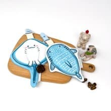 【小熊比比】萌萌海洋動物十層紗手帕夾口水巾 鯨鯊 魟魚