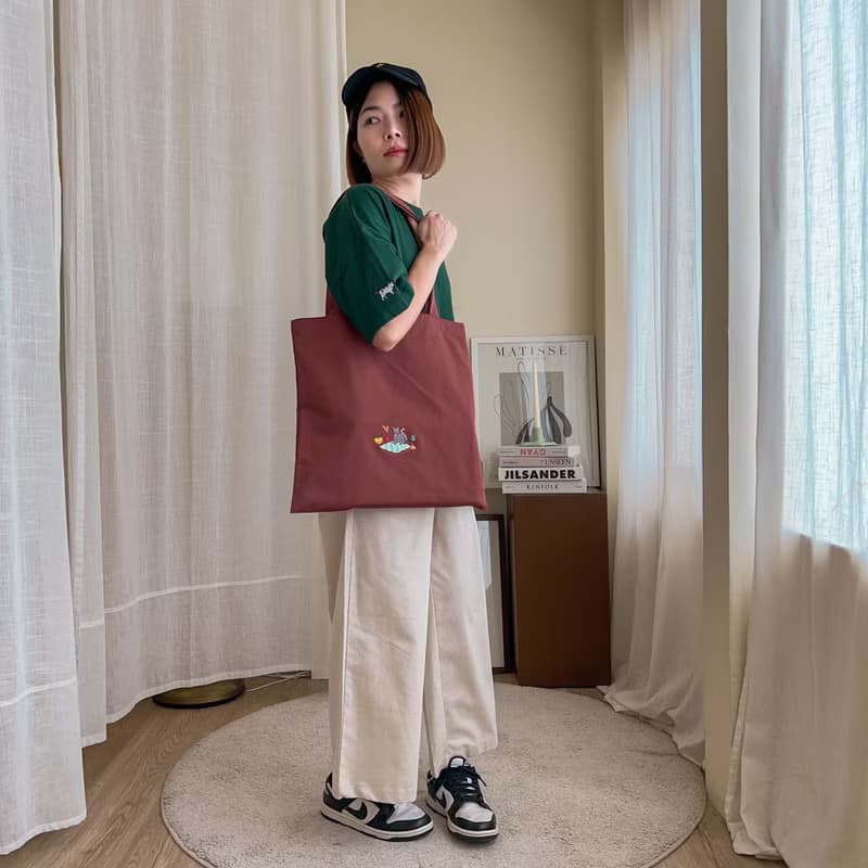 Tote Bag : Picnic Cat