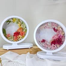 花好月圓永生花花燈 藍芽音響+手機無線充電
