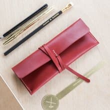 Shekinah 手工皮革 - 簡約繞繩筆袋