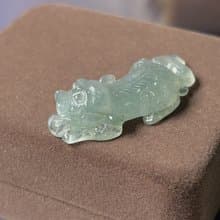 【招財神獸】冰種翡翠戰神貔貅|天然緬甸玉翡翠A貨|送禮
