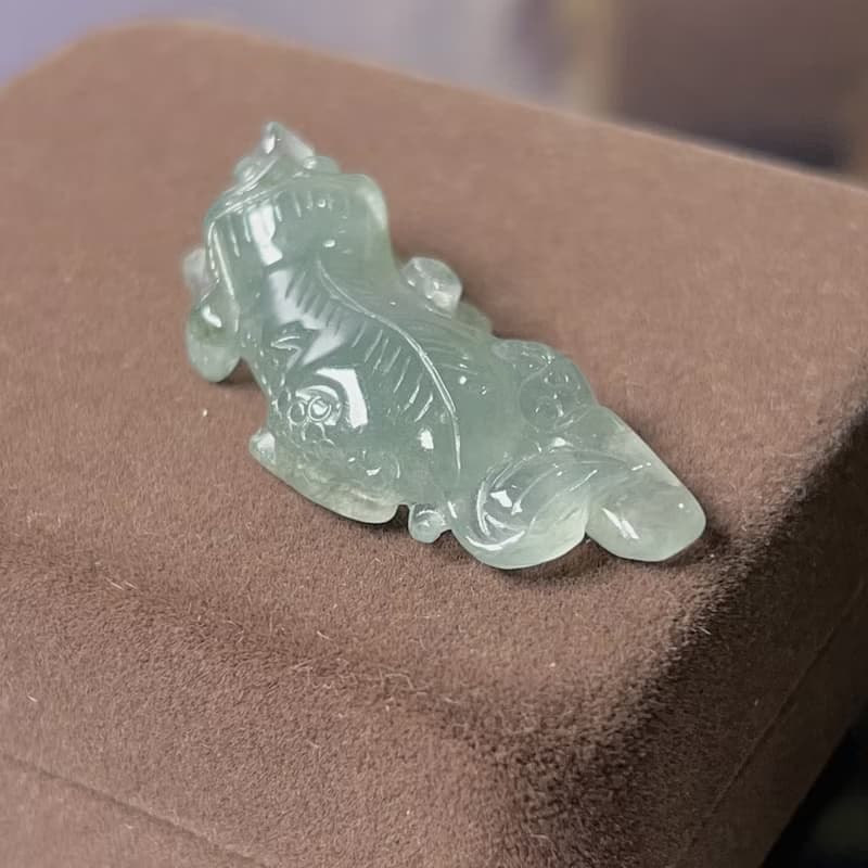 【招財神獸】冰種翡翠戰神貔貅|天然緬甸玉翡翠A貨|送禮